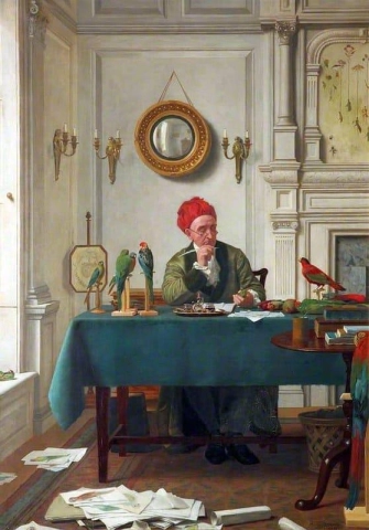 Eine Abhandlung über Papageien 1885