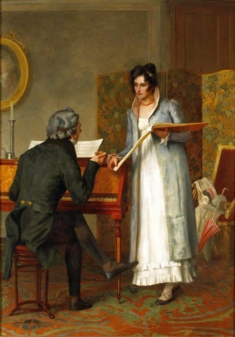 La lezione di musica 1874