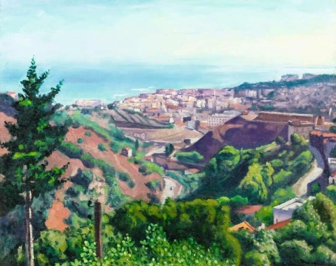 Beautiful Day View Of Algiers 1945