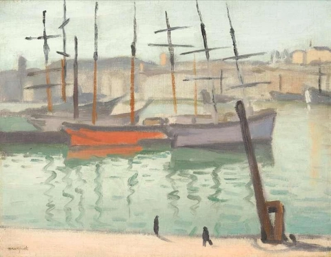 Il porto di Marsiglia 1916