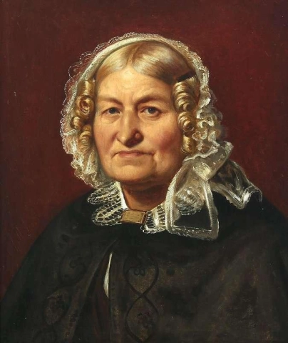 A Woman With A Lace Bonnet