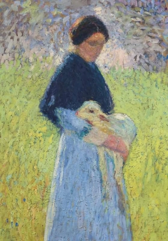 Пастушка и ее ягненок