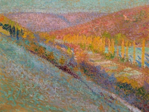 Labastide-du-vert 下游的 Vert 山谷 1900