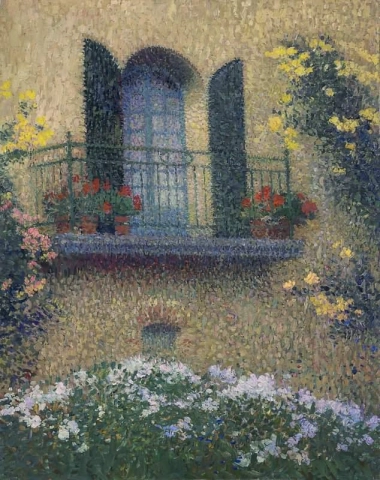 Балкон Жореса, 1915 год.