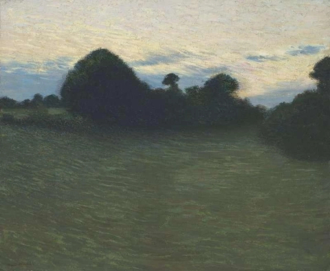 Padre al tramonto, 1890 circa