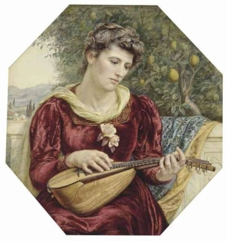 El jugador de mandolina 1886