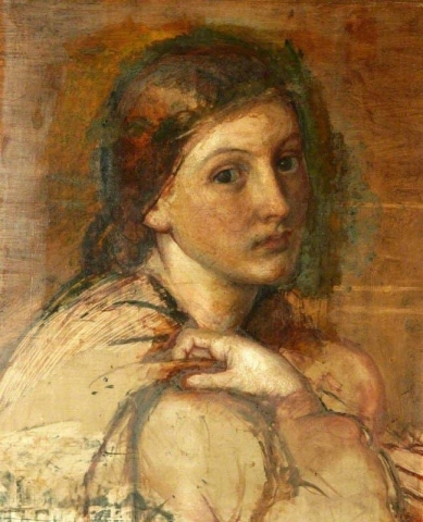 Этюд для женщины из Сан-Джермано, около 1864 г.