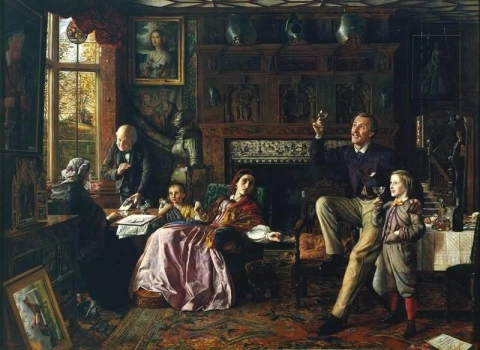 L'ultimo giorno nella vecchia casa 1862