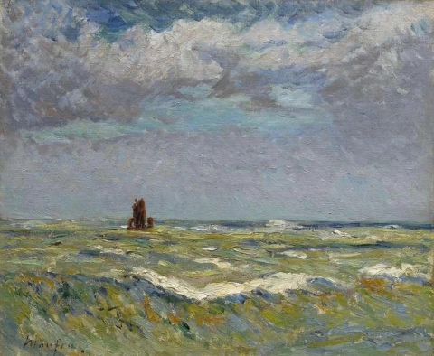 Grosse Mer Etretat noin 1895