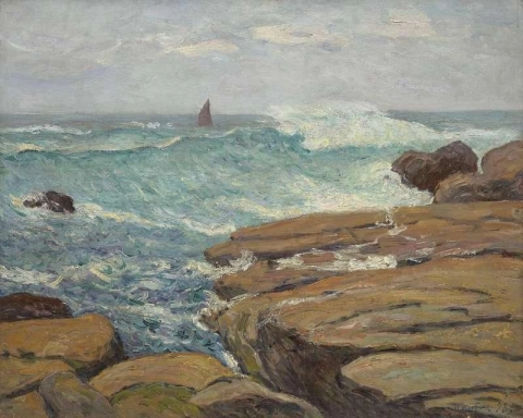 The Wave Eecheleee Saint-guenole Penmarch 1898