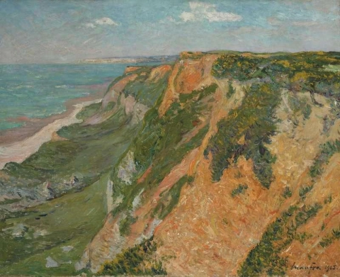 The Red Cliffs of Octeville Seine-inferieure 1905