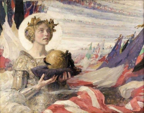 Allegorie D Une Paix Mondiale