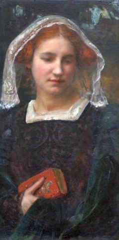 Jovem mulher por volta de 1905