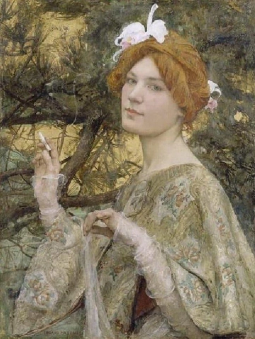 蘭の女 1900