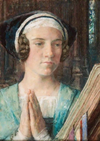 祈る女性の肖像