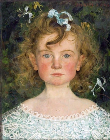 芸術家の娘ジュリエットの肖像 1901
