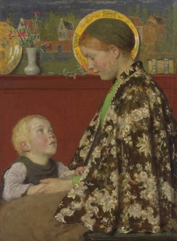 Giovane madre circa 1892-95