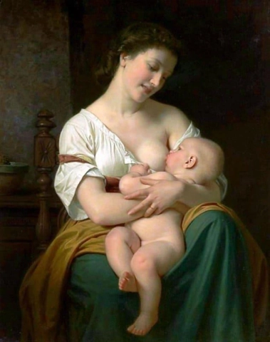 الأم والطفل 1869