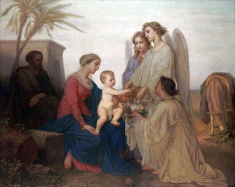 Den hellige familie ca. 1859