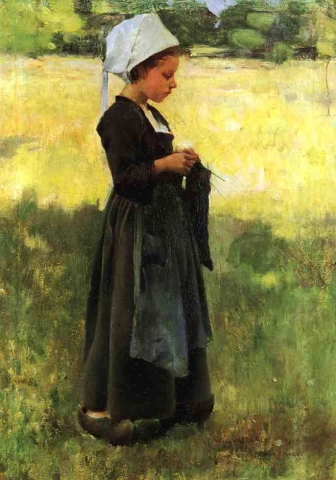 فتاة بريتون 1884