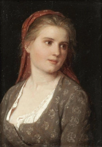 صورة لفتاة صغيرة 1878
