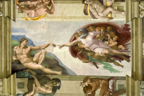 ミケランジェロ、アダムの創造 - 1510