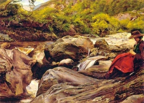 A Waterfall In Glenfinlas 1853