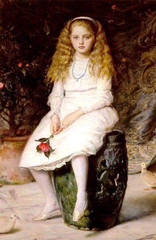 フレデリック・リーマン氏の娘ニーナ。 1869年