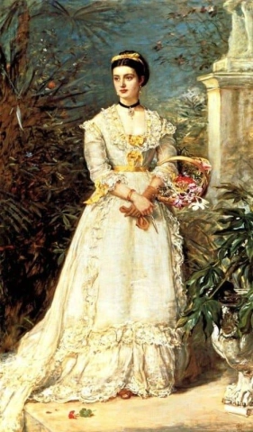 Porträt von Amy Marquiseurin von Huntly 1870