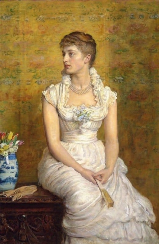 Lady Campbell Nee Nina Lehmannin muotokuva 1884