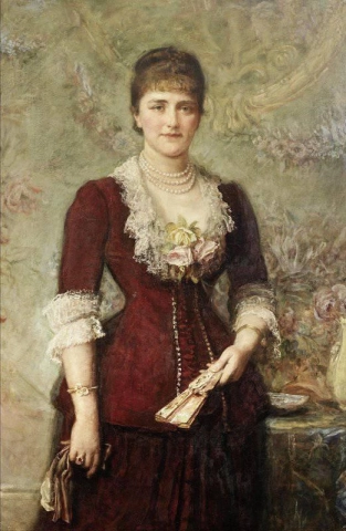 Портрет Люси Стерн 1882 г.