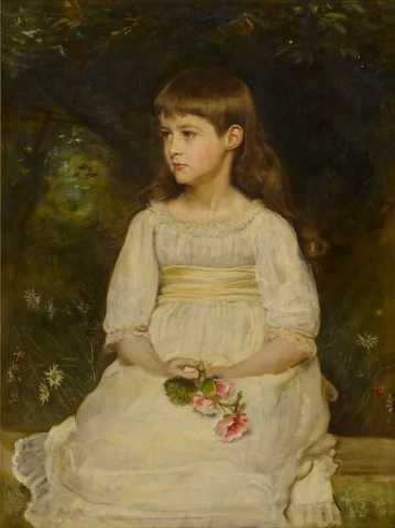 Portrait Of Miss Scott Daughter Of The Late Thomas Alexander Scott Of Philadelphia 1883