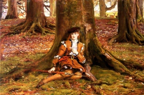 Rosalind metsässä noin 1868-70