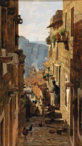 Una calle en Ragusa