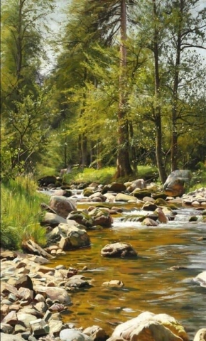 A Stream In The Forest Early Summer 1907