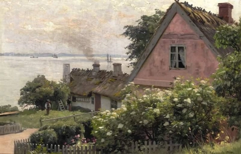 Een zomerdag in Alsgarde 1906