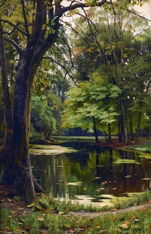 Día de otoño en el bosque 1889