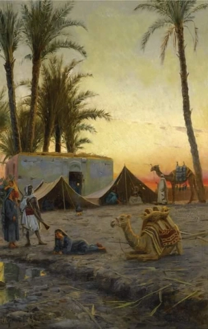 Лагерь в пустыне 1894 г.