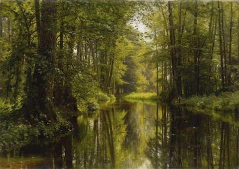 Fishing From A Punt 1910