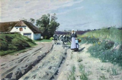 Mjölktid - Saeby Jylland 1922