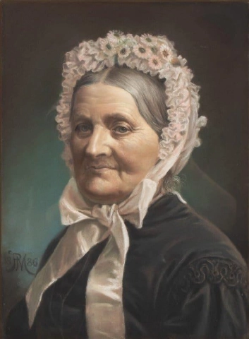 Portret van een dame 1886