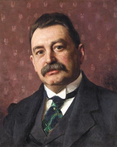 Porträtt av Anders Zorn 1910