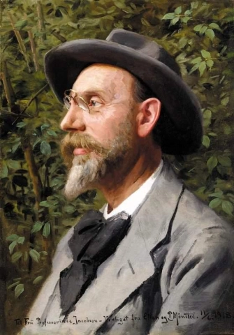Portret van professor Jacobsen