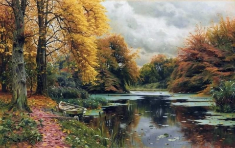 川の風景 1903