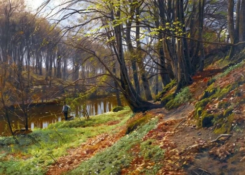 Kevätmaisema Sobyssa 1912