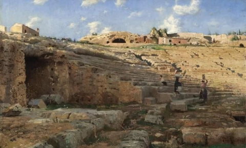 Syracusan amfiteatteri 1885