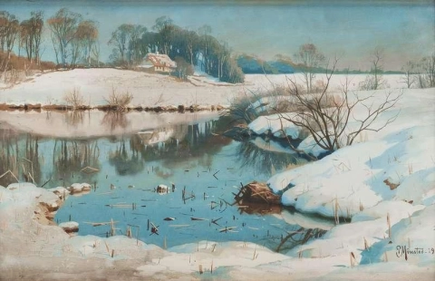 المناظر الطبيعية في فصل الشتاء 1907