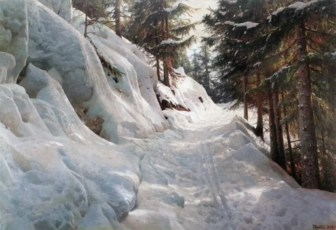 المناظر الطبيعية في فصل الشتاء 1917