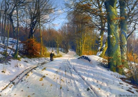 المناظر الطبيعية في فصل الشتاء 1917 1