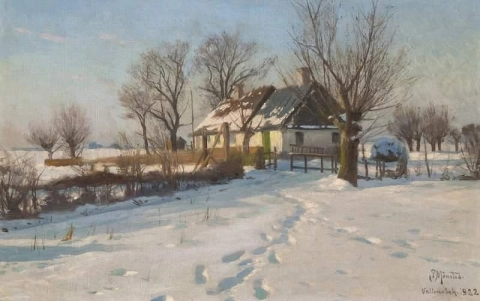Зимний пейзаж из Валленса К. 1922